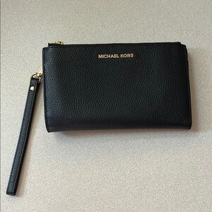 Michael Kors Black Wristlet